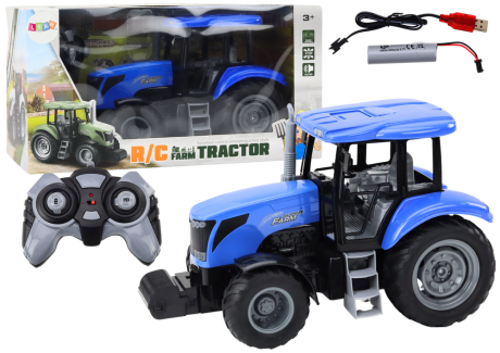 Przejdź do produktu Traktor Zdalnie Sterowany RC 2.4G Dźwięki Niebieski
