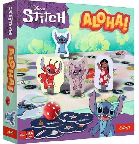Przejdź do produktu Gra rodzinna Lilo i Stitch, Aloha! TREFL