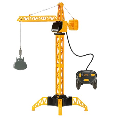 Przejdź do produktu Dźwig Żuraw Budowlany Zdalnie Sterowany RC Przewodowy Obrót 360° 71 cm