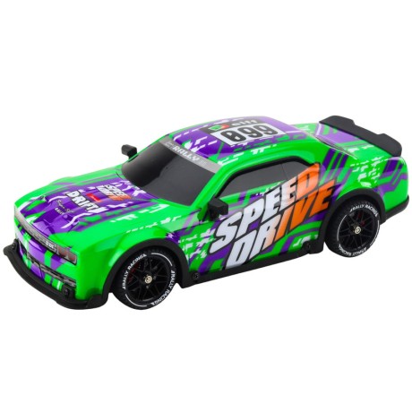Przejdź do produktu Auto Sportowe Zdalnie Sterowane RC Podświetlana Karoseria Drift Zielone