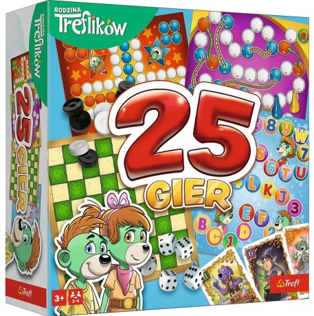 Przejdź do produktu Kalejdoskop 25 gier Rodzina Treflików TREFL