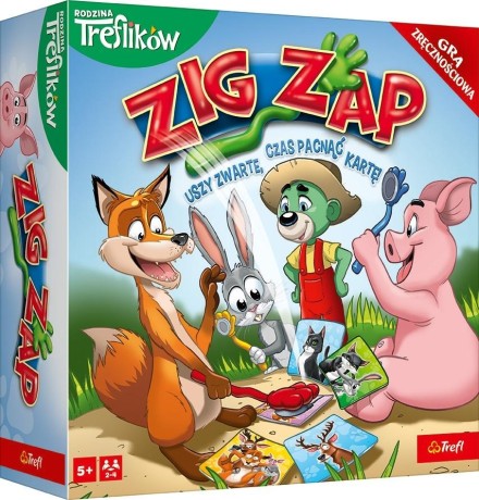 Przejdź do produktu Gra Zig Zap Rodzina Treflików TREFL