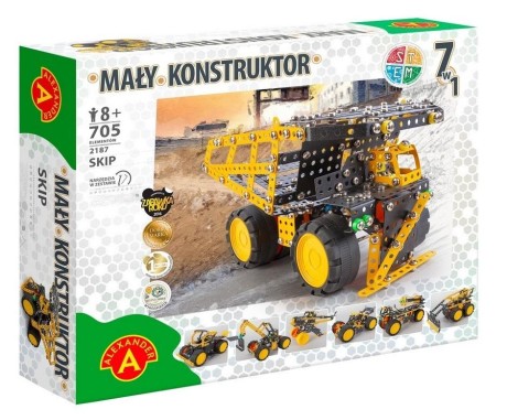 Przejdź do produktu Mały Konstruktor 7w1 - Skip ALEX