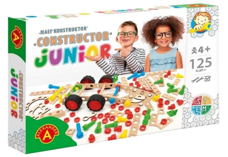 Przejdź do produktu Mały Konstruktor Junior - Constructor 125el ALEX