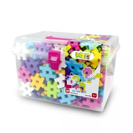 Przejdź do produktu Klocki Meli Maxi Pink Travel Box 230szt