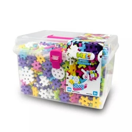 Przejdź do produktu Klocki Meli Basic Constructor Pink Travel Box 1000