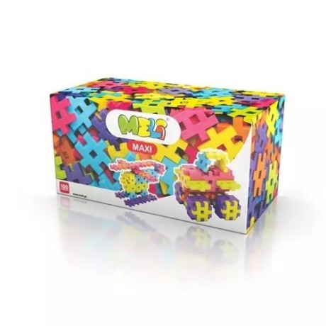 Przejdź do produktu Klocki Meli Maxi 100szt