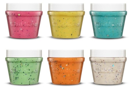 Przejdź do produktu Ciastolina naturalna w słoiczkach brokat 6 kolorów od ChildGen