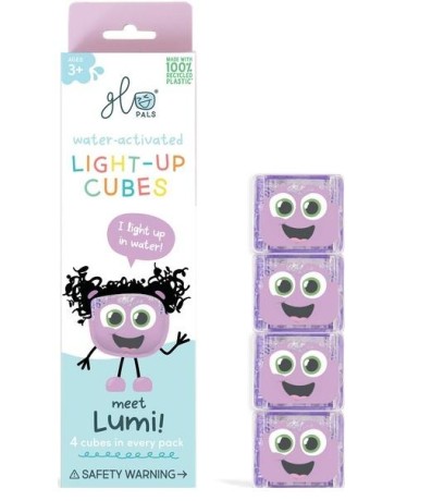 Przejdź do produktu Kostki sensoryczne świecące w wodzie Lumi fiolet