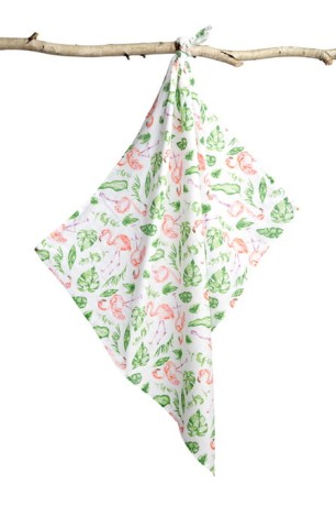 Przejdź do produktu PIELUCHA MUŚLINOWA  FLAMINGI 70 X 80