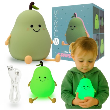 Przejdź do produktu Lampka nocna LED gruszka zielona