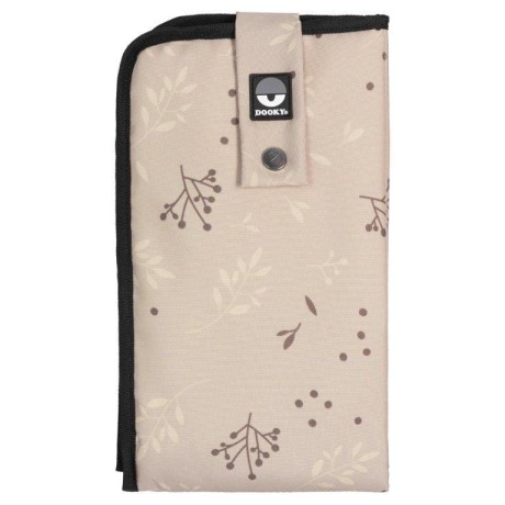 Przejdź do produktu Przenośny przewijak z organizerem 3w1 Dooky Beige – Mata do przewijania niemowląt na spacer i podróż