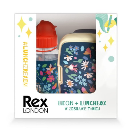 Przejdź do produktu Zestaw śniadaniowy lunchbox i bidon Wróżki, Rex London