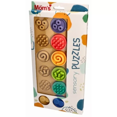 Przejdź do produktu Puzzle Sensoryczne Kółeczka XL - Edukacyjna Zabawka Rozwojowa dla Dzieci