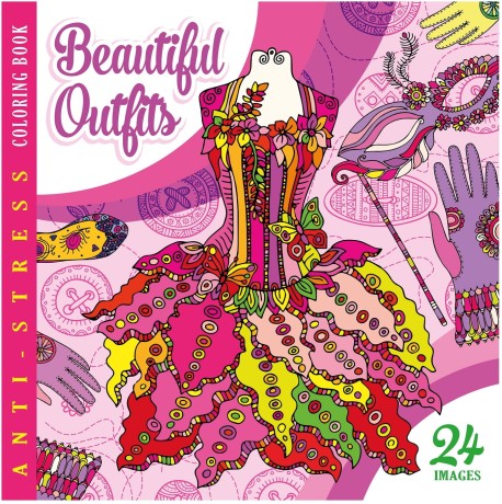 Przejdź do produktu Kolorowanka antystresowa 200x200 12 Beautiful Outf