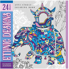 Przejdź do produktu Kolorowanka antystresowa 200x200 12 Ethnic Designs