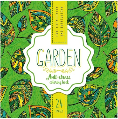 Przejdź do produktu Kolorowanka Relaksacyjna "Ogród Marzeń" 200x200 mm z 12 Wzorami