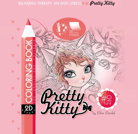 Przejdź do produktu Kolorowanka antystresowa 200x200 Pretty Kitty 2
