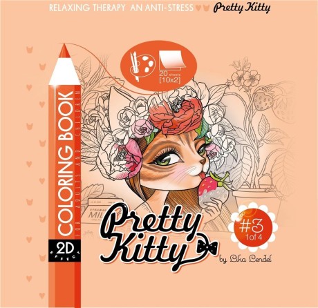 Przejdź do produktu Kolorowanka antystresowa 200x200 Pretty Kitty 3