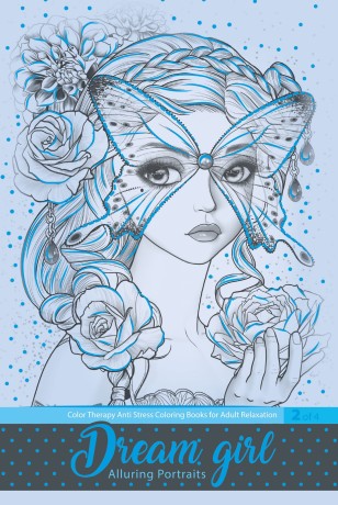 Przejdź do produktu Kolorowanka antystresowa A4 20 niebieski