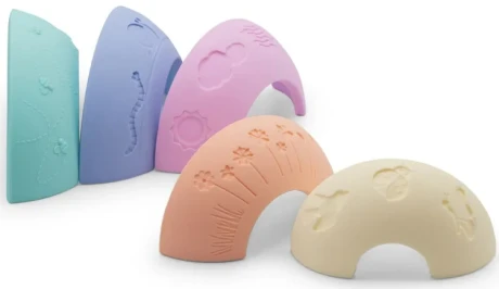 Przejdź do produktu Tęcza sensoryczna 5 elementów pastel