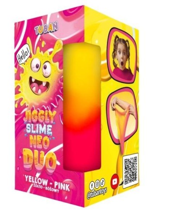 Przejdź do produktu Jiggly Slime Neo Duo żółto-różowy 430g