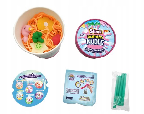 Przejdź do produktu Slime Ramen Nudle walentynkowa krewetka