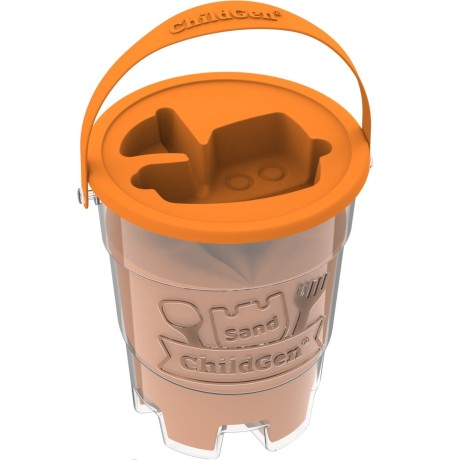 Przejdź do produktu Naturalny pomarańczowy piasek kinetyczny 500g - ChildGen