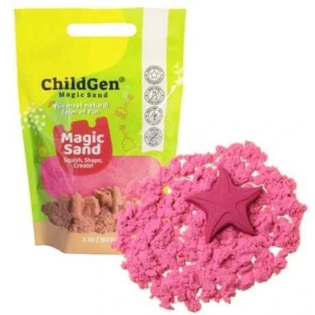 Przejdź do produktu Różowy piasek kinetyczny naturalny 907g - ChildGen