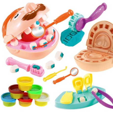 Przejdź do produktu Ciastolina z akcesoriami Dentysta