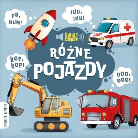 Przejdź do produktu Książeczka kartonowa różne pojazdy