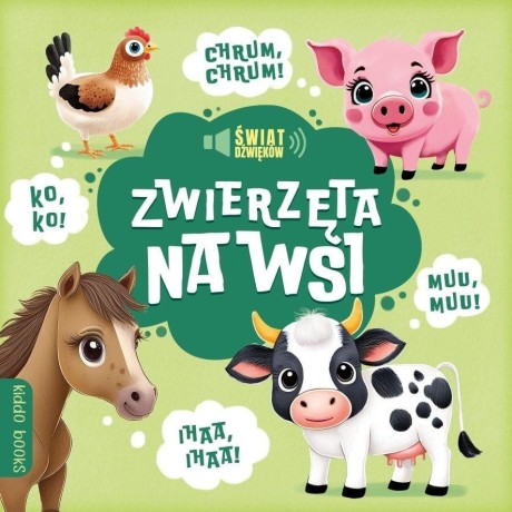 Przejdź do produktu Książeczka kartonowa zwierzęta na wsi