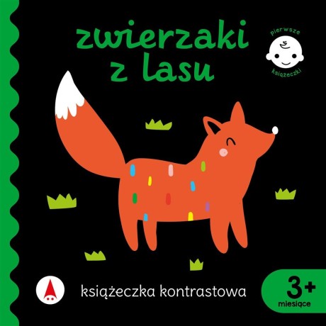 Przejdź do produktu Książeczka kontrastowa. Zwierzaki z lasu