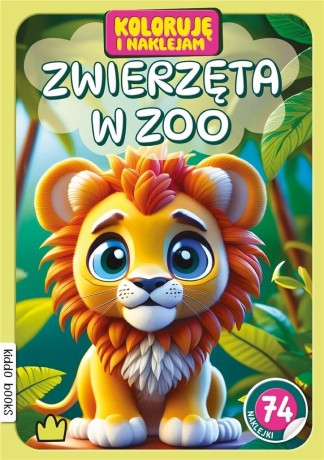 Przejdź do produktu Koloruję i naklejam, Zwierzęta w zoo