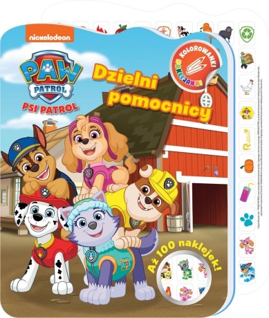 Przejdź do produktu Psi Patrol. Kolorowanki naklejanki cz.4