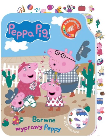 Przejdź do produktu Peppa Pig. Kolorowanki naklejanki cz.2