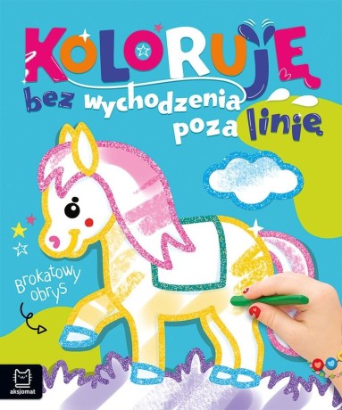 Przejdź do produktu Koloruję bez wychodzenia poza linię. Brokatowy...