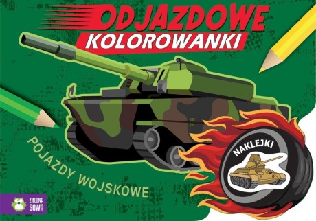 Przejdź do produktu Odjazdowe kolorowanki. Pojazdy wojskowe