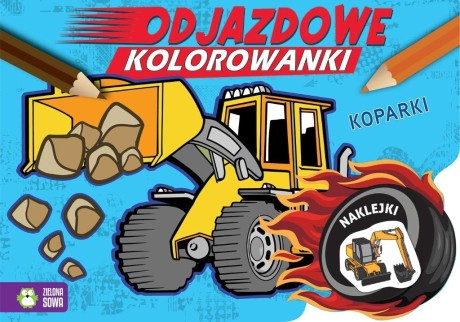 Przejdź do produktu Odjazdowe kolorowanki. Koparki