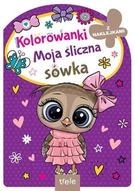 Przejdź do produktu Moja śliczna sówka. Kolorowanka z wykrojnikiem