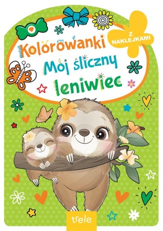 Przejdź do produktu Mój śliczny leniwiec. Kolorowanka z wykrojnikiem
