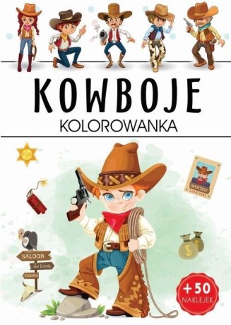 Przejdź do produktu Kowboje kolorowanka