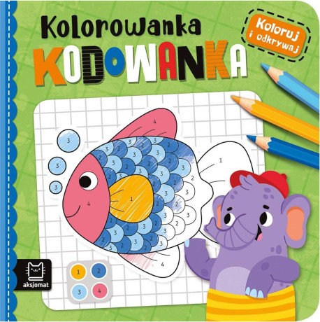 Przejdź do produktu Koloruj i odkrywaj. Kolorowanka kodowanka