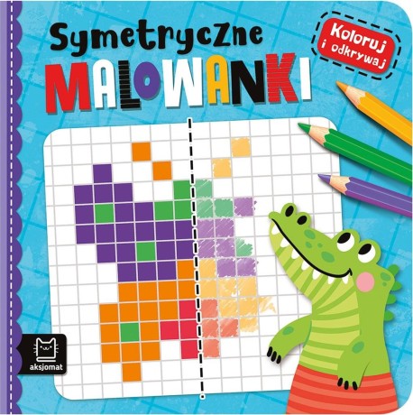 Przejdź do produktu Koloruj i odkrywaj. Symetryczne kolorowanki