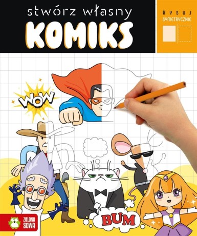 Przejdź do produktu Rysuj symetrycznie. Stwórz własny komiks