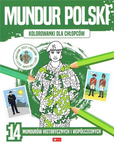 Przejdź do produktu Kolorowanki dla chłopców. Mundur polski