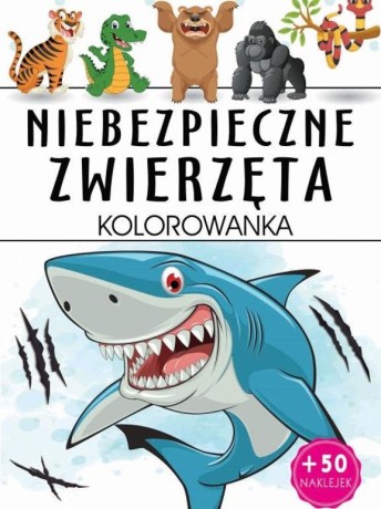 Przejdź do produktu Niebezpieczne zwierzęta kolorowanka