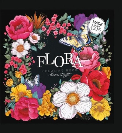 Przejdź do produktu Kolorowanka 160x160 Flora Kwiaty