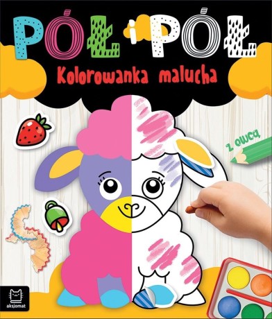 Przejdź do produktu Pół i pół. Kolorowanka malucha z owcą