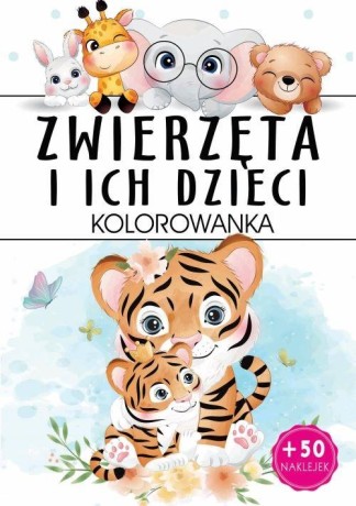 Przejdź do produktu Zwierzęta i ich dzieci. Kolorowanka